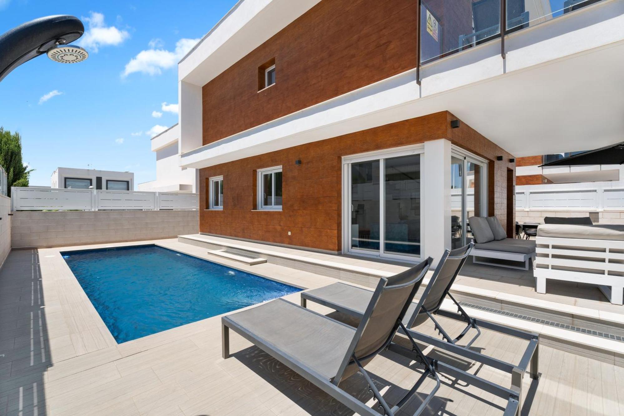 Casa Bos Flamingo Luxury Wellness Entire Villa Pool Jacuzzi Gran Alacant near Beach Puerto Marino Exterior foto